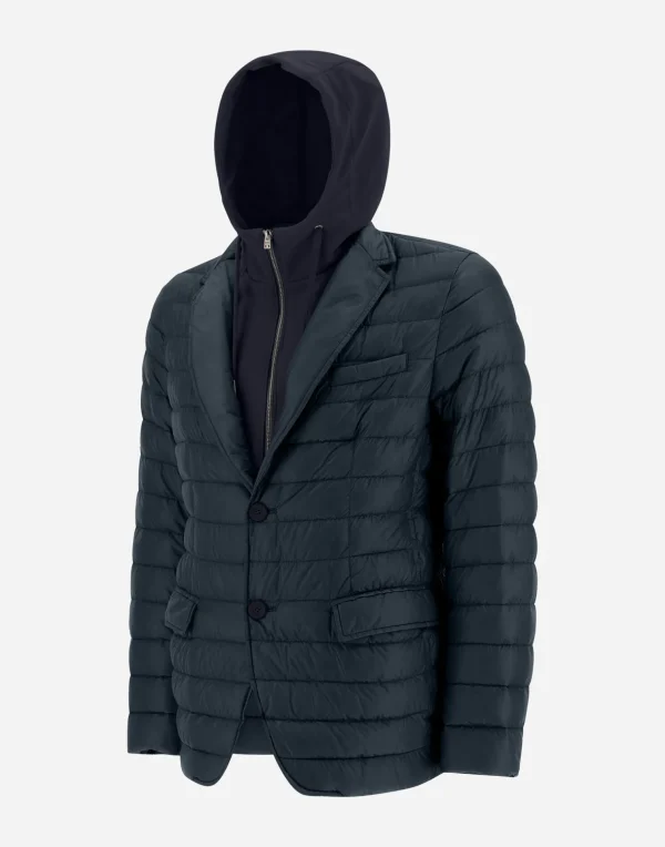 Online Blazer Aus Nylon Ultralight & Fleece Kurze Daunenjacken