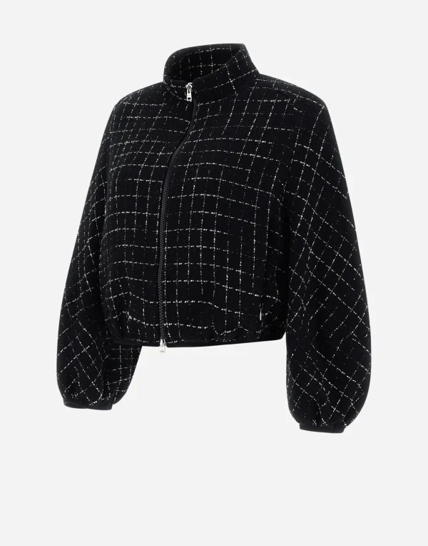 Best Bomberjacke Aus Casual Tweed Bomber