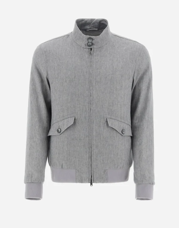 Hot Bomberjacke Aus Classy Linen Bomber