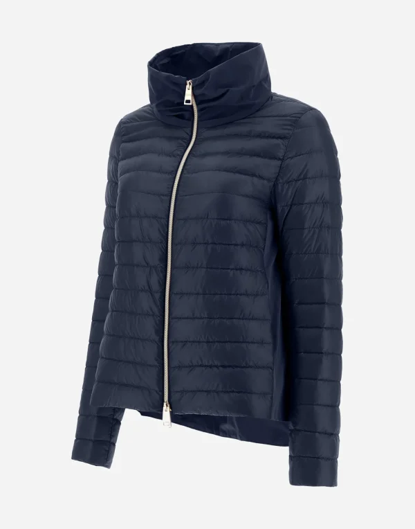 Fashion Bomberjacke Aus Nylon Ultralight & New Techno Taft Kurze Daunenjacken