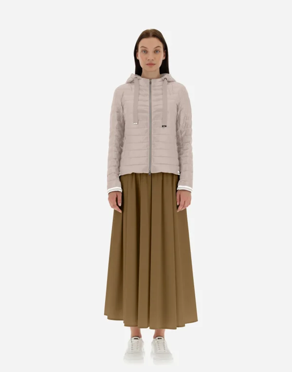 Shop Bomberjacke Aus Nylon Ultralight Bomber Und Lurex Sweater Bomber