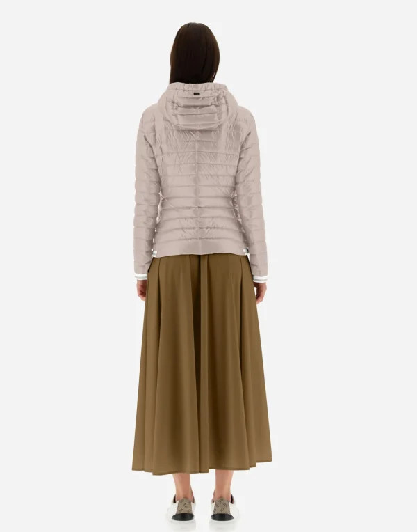 Shop Bomberjacke Aus Nylon Ultralight Bomber Und Lurex Sweater Bomber