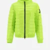 Cheap Gesteppte Bomberjacke Aus Gloss Kurze Daunenjacken