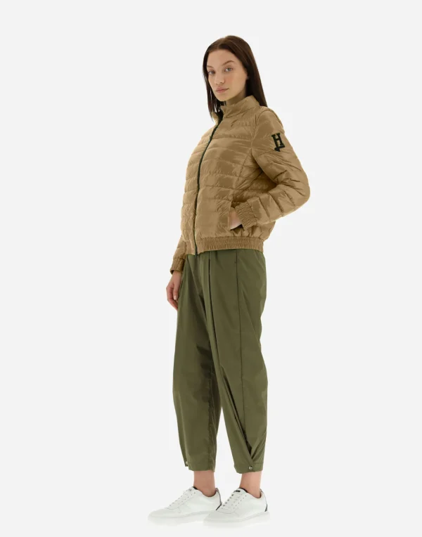 Sale Gesteppte Bomberjacke Aus Gloss Kurze Daunenjacken