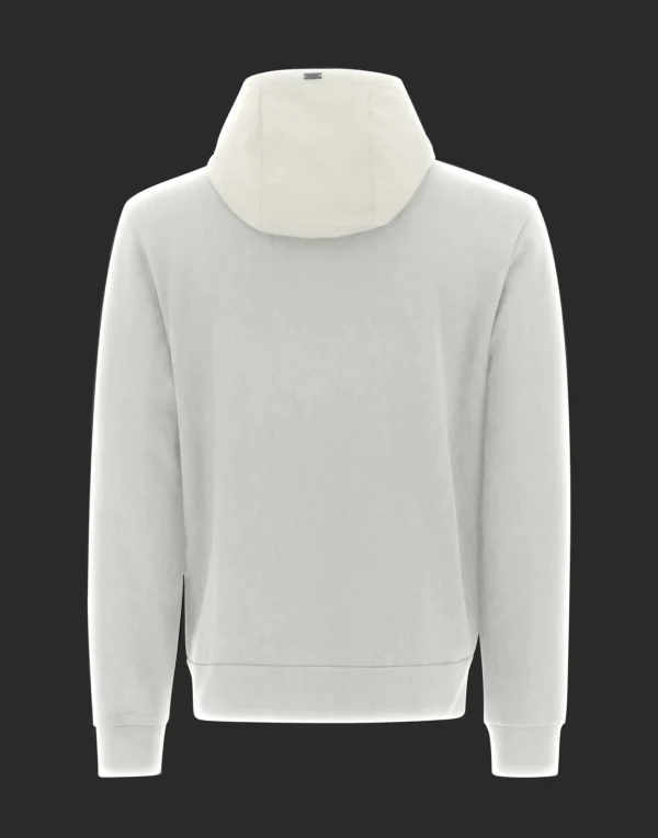 Flash Sale Laminar Bomberjacke Aus Cotton Sweater Mit Nylondetails Bomber