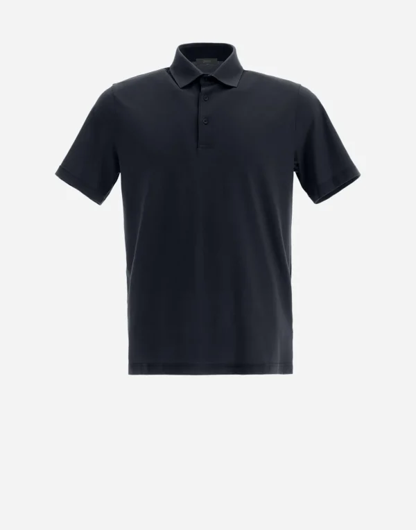 Cheap Poloshirt Aus Crepe-Jersey T-Shirt & Polo-Shirts