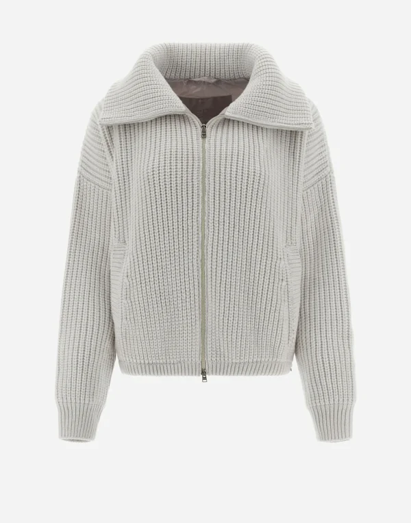 Clearance Resort Bomberjacke Aus Eternity Brioche Knit Bomber