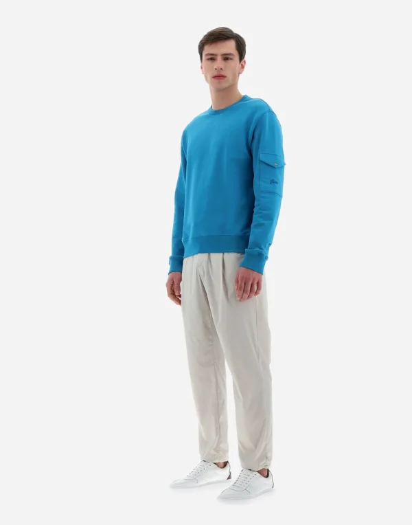 Outlet Resort Sweatshirt Aus Cotton Sweater Sweatshirts & Strickjacken