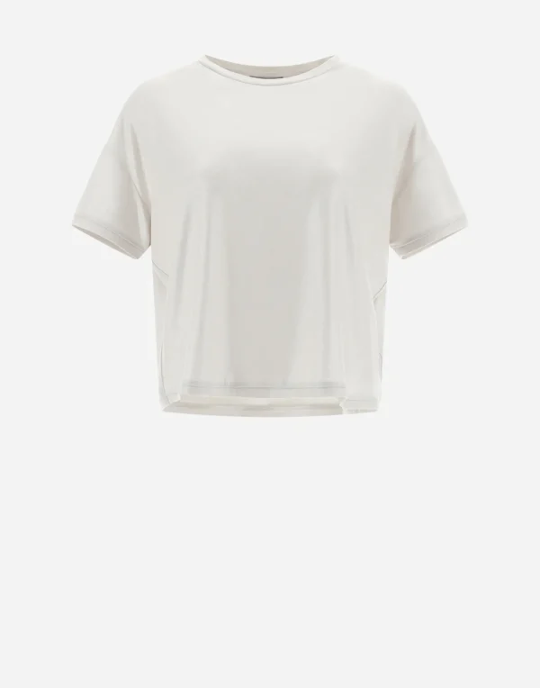 New Resort T-Shirt Aus Coated Jersey T-Shirts