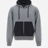 Store Sweatshirt Aus Soft Scuba & Plaster Bomber