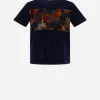 Fashion T-Shirt Aus Superfine Cotton & Spring Camo Jersey T-Shirt & Polo-Shirts